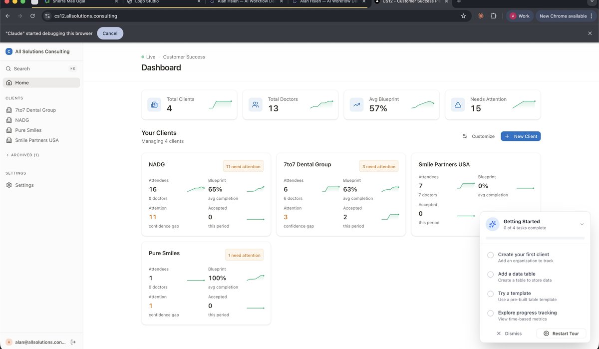 CS12 Practice Management Platform screenshot